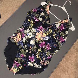 Time & tru swimsuit (elegant floral)